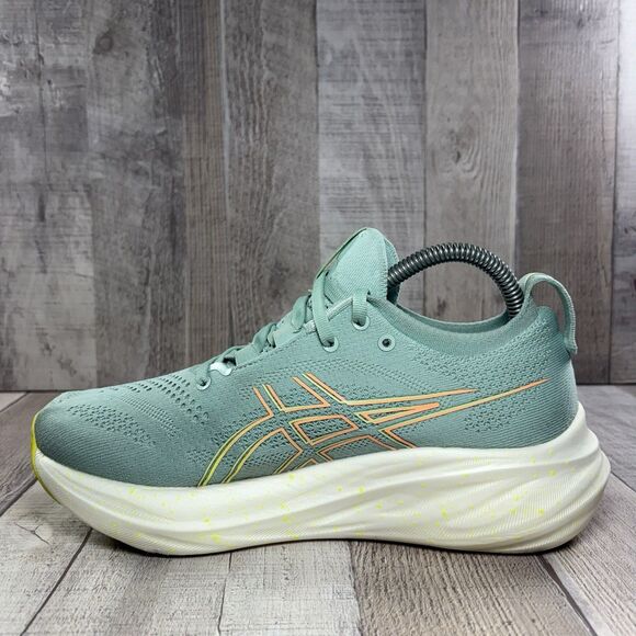 Asics GEL Nimbus 26 Women's Size 7.5 Running Shoes Athletic Sneakers Green - Picture 8 of 13